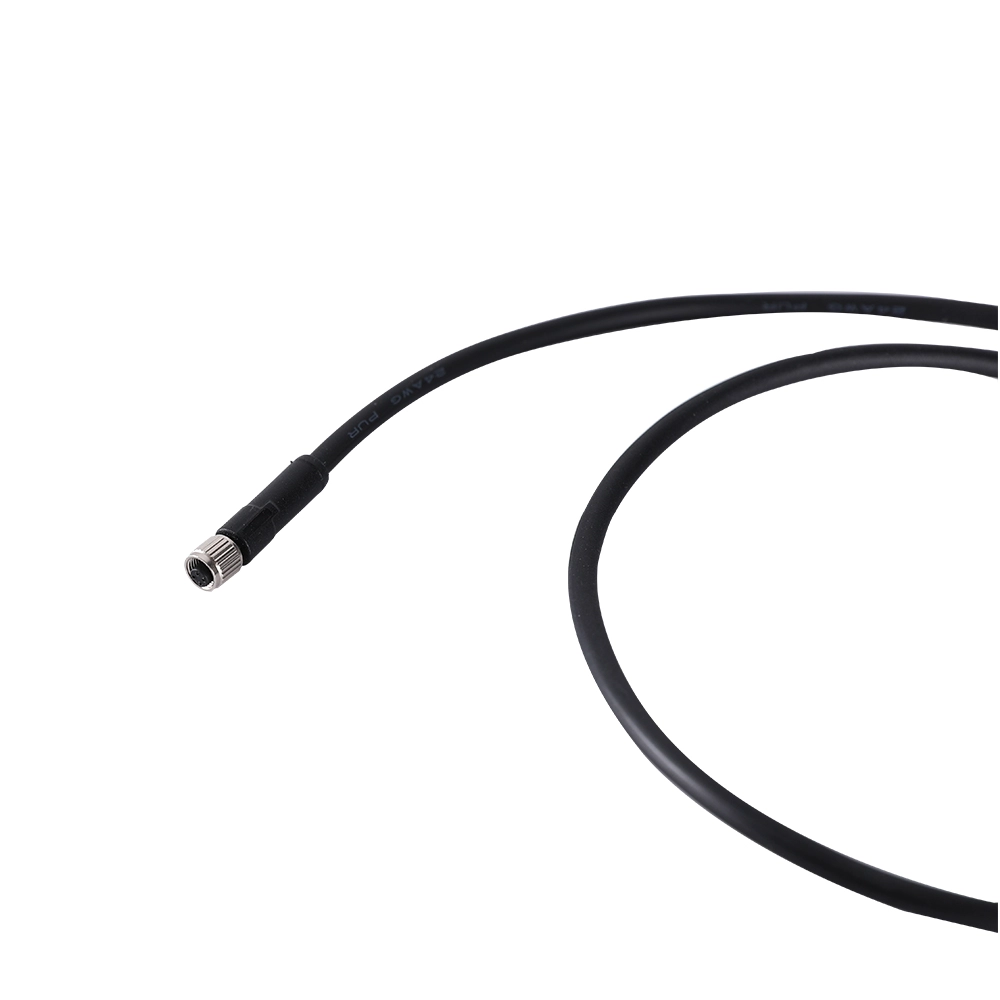 Cordon de bobine rétractable connecteur femelle à angle droit M5