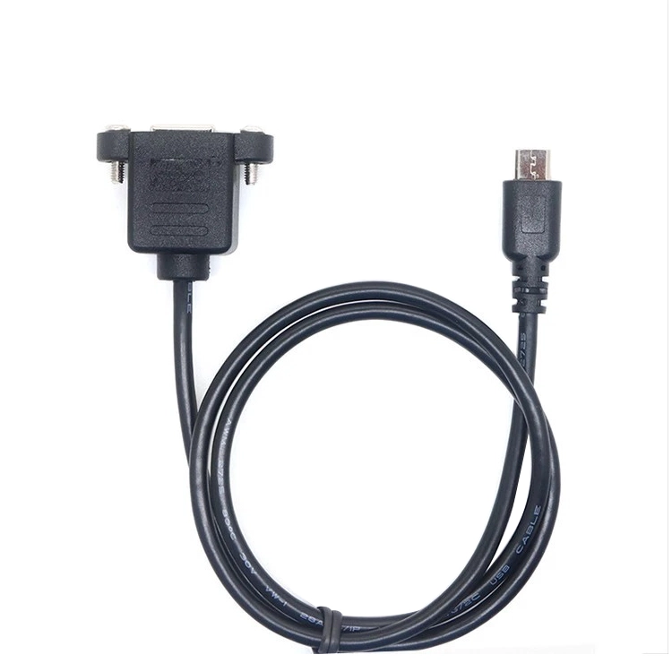 Kabel USB micro 5p do USB typu B ze śrubą blokującą