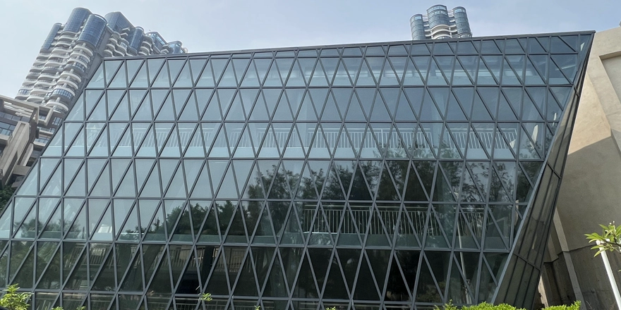 Low E energy saving insulated glass building curtain wall