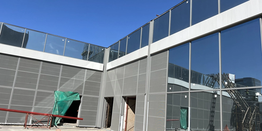 low e insulated glass curtain wall