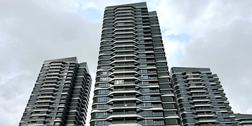 apartment house curtain wall