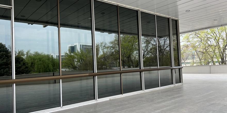 heat insulation coated insulated glass facade