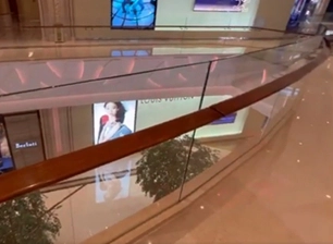 Shopping Mall Atrium Fence Glass