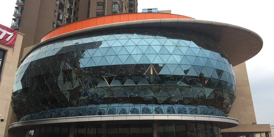 low e energy saving glass curtain wall