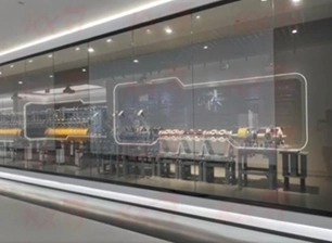 Kaca Keselamatan Pembahagian Pusat Pameran