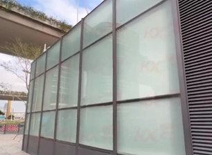 Frosted Tempered Insulated Glass Facade