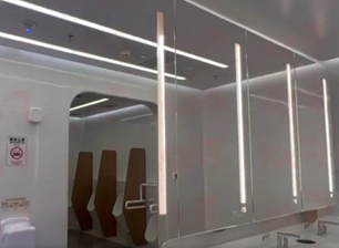 Glass Silver Mirror Para sa Banyo ng Hotel