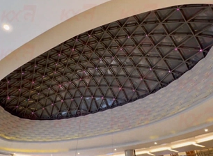 Mall Dot Effect Glass Skylight