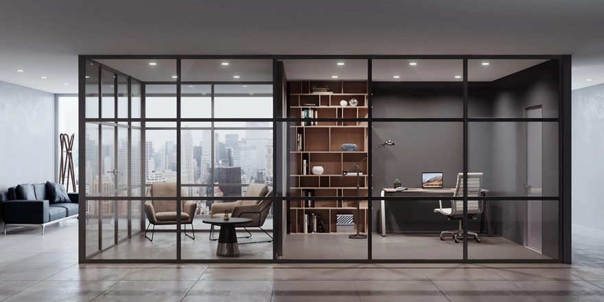 home partition wall glass