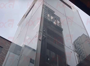 Elevator Wall Clear Laminated Glass