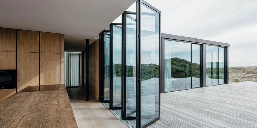 Folding glass door factory