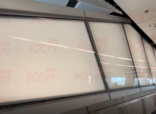 Silkscreen Printing White Glass Background na dingding