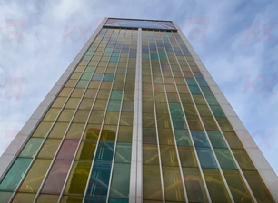 Colored Film Laminated Wall Glass