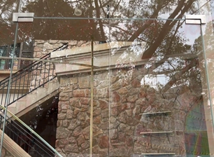Clear Glass Safety Door
