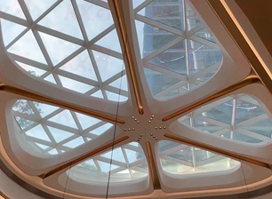 Wave Point Skylight Glass