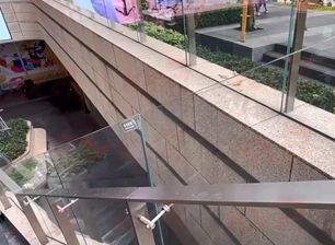 Application Of Irregular Fence Glass