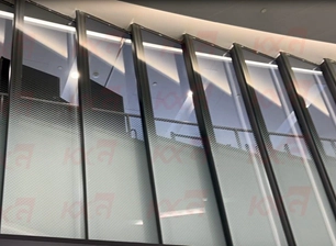 Silkscreen Printing Safety Glass Facade