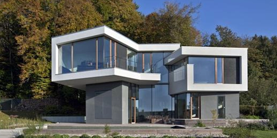 safety glass house curtain wall