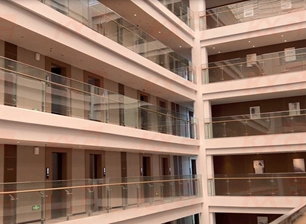 Kioo cha uzio wa Atrium