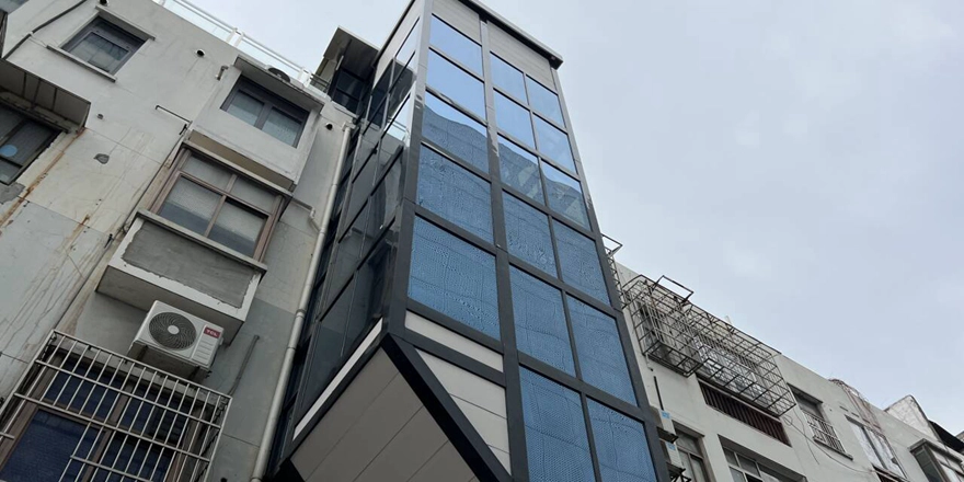 low e coated reflective glass curtain wall supplier