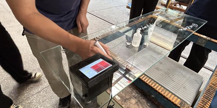 Tempered glass stress testing
