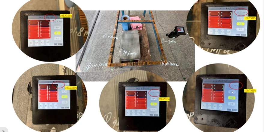 Tempered glass stress testing