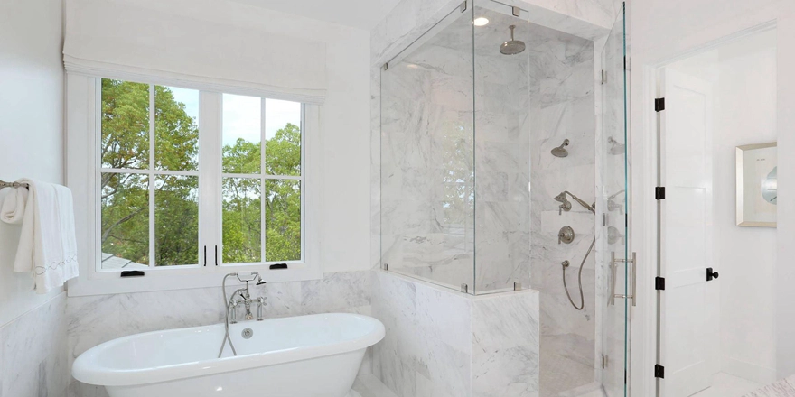 transparency toughened glass bathroom door