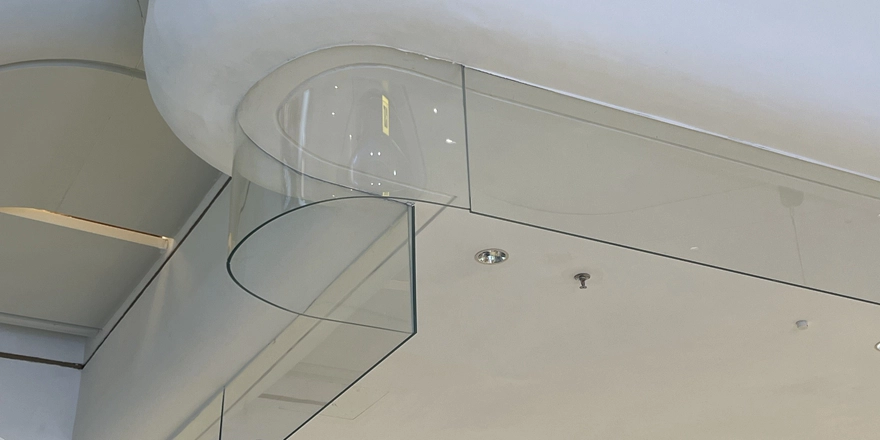 tempered glass smoke barriers supplier