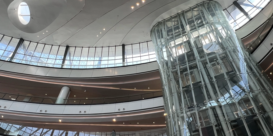 clear safety building glass facade supplier