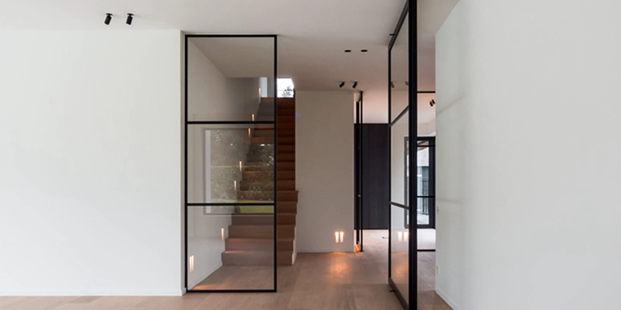 clear tempered glass partition wall supplier