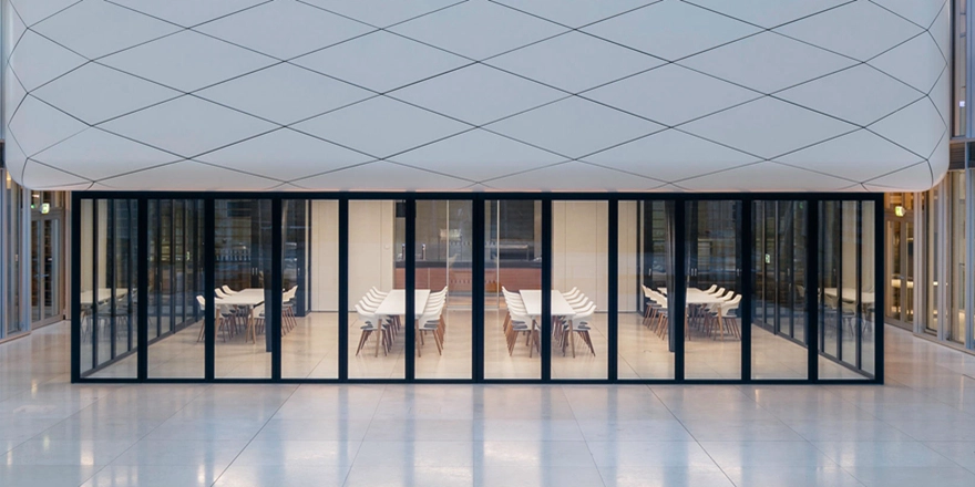 building office laminated glass partition wholesale