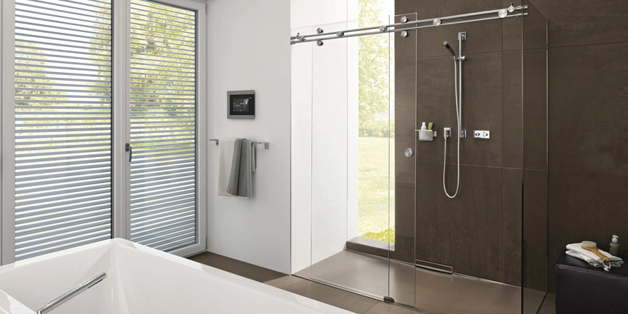 celar safety shower partition wall supplier
