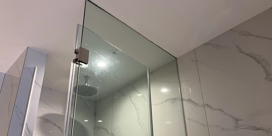 celar tempered glass wall manufactured