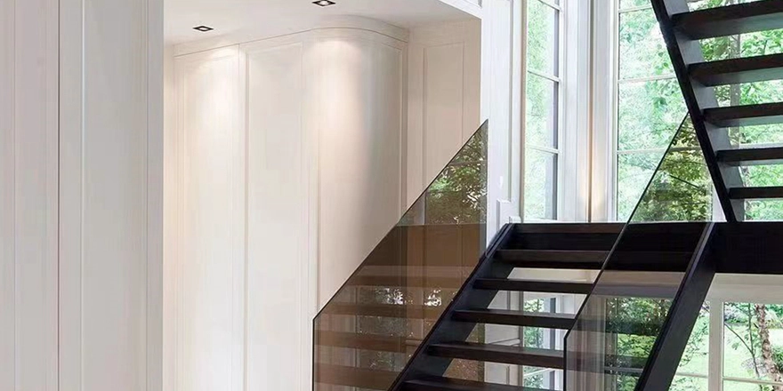 stair guardrail tempered glass supplier