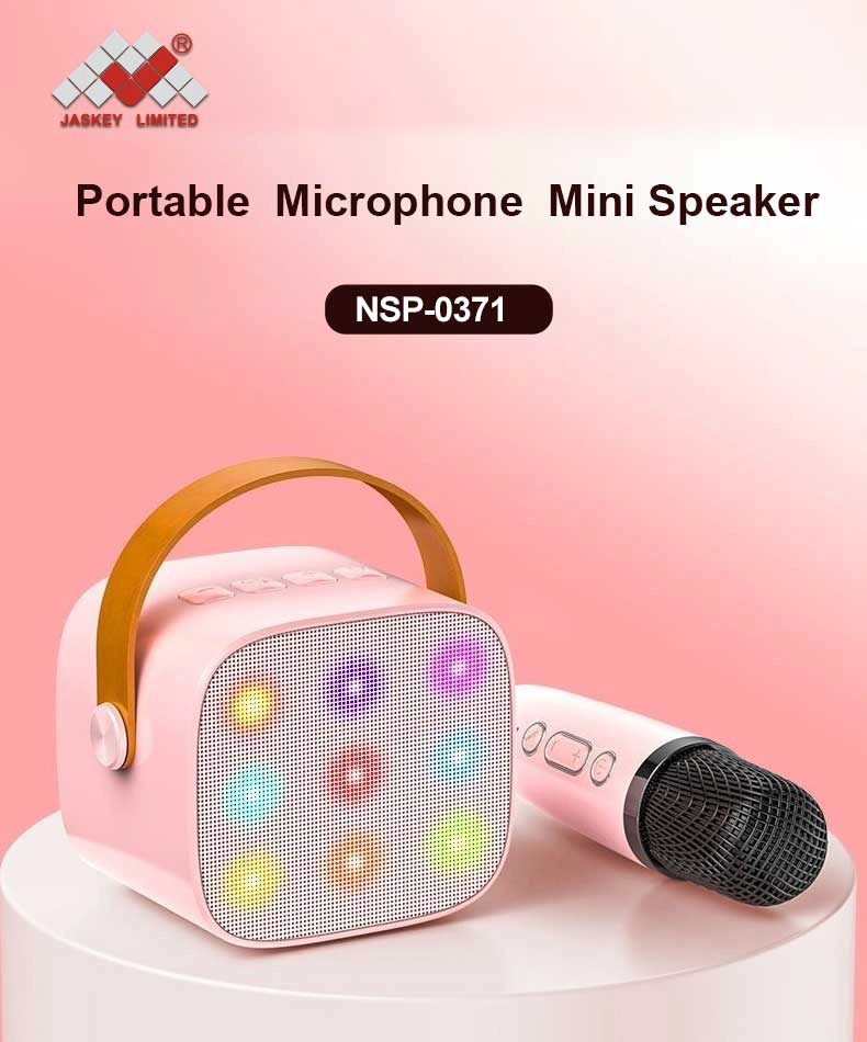Sawolol 令人惊叹的 RGB 灯光麦克风扬声器 - 时尚、便携、高品质音频