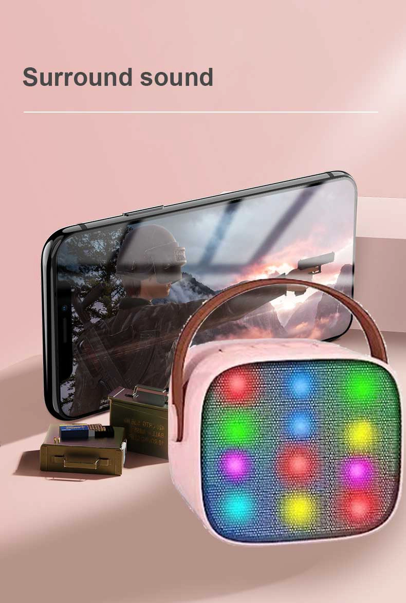 探索我们非凡的 RGB 灯光麦克风扬声器，它一定会俘获您的心！
