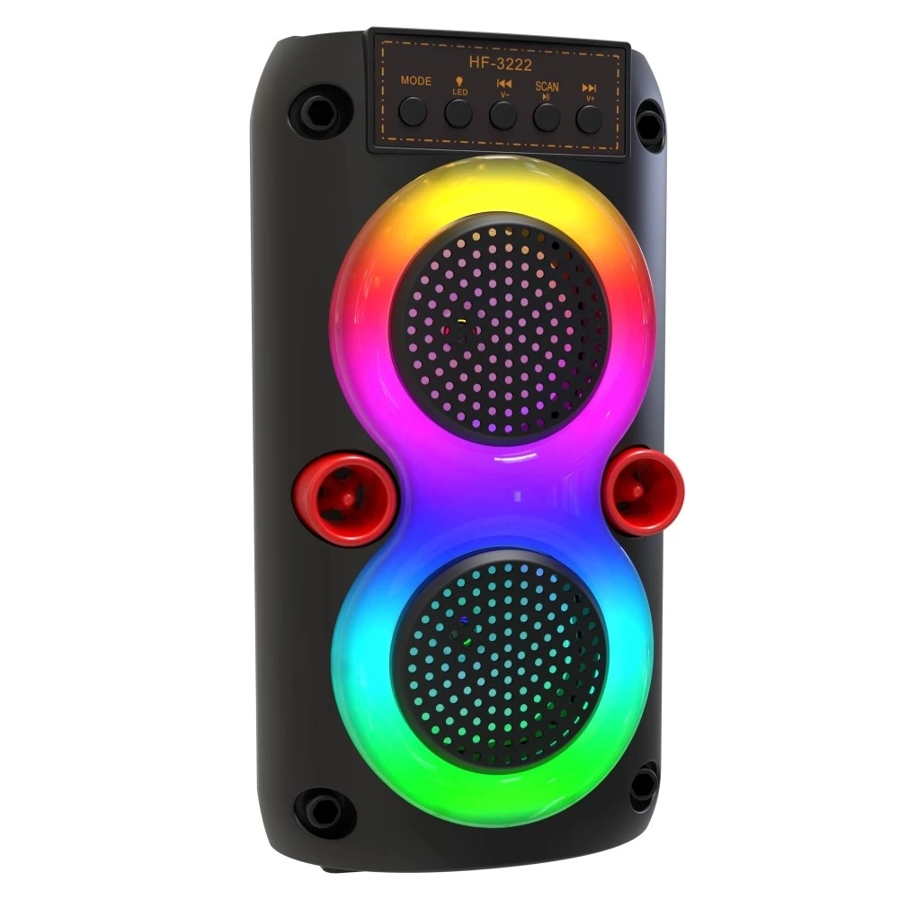 带有电话支架的特殊Flash蓝牙彩色灯光扬声器：多面音频喜悦