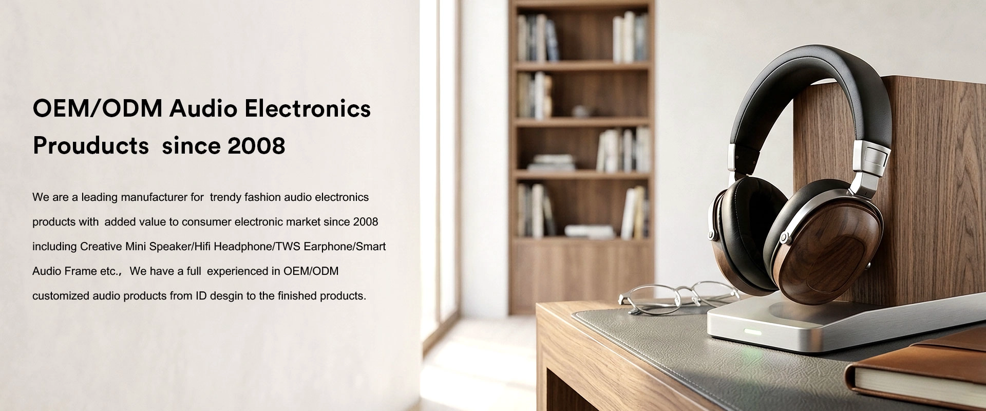 OEM/ODM Audio Electronicsผลิตภัณฑ์ตั้งแต่ปี 2008