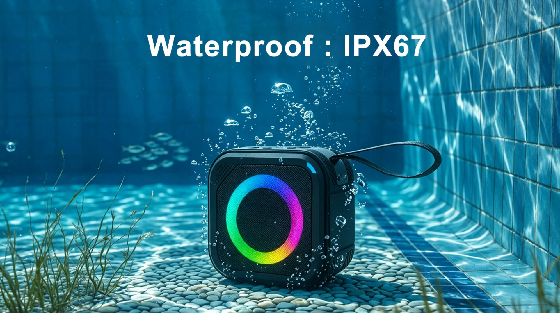 IPX67防水Bluetoothスピーカー