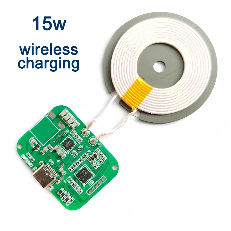 Qi EPP 15W fast charging wireless charger PCBA module PD QC3.0 type-C port adapter wireless charging pcba - COPY - rgje1a
