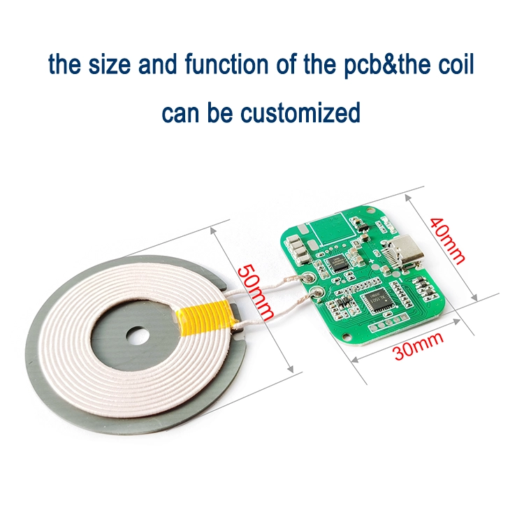 Qi EPP 15W fast charging wireless charger PCBA module PD QC3.0 type-C port adapter wireless charging pcba - COPY - rgje1a