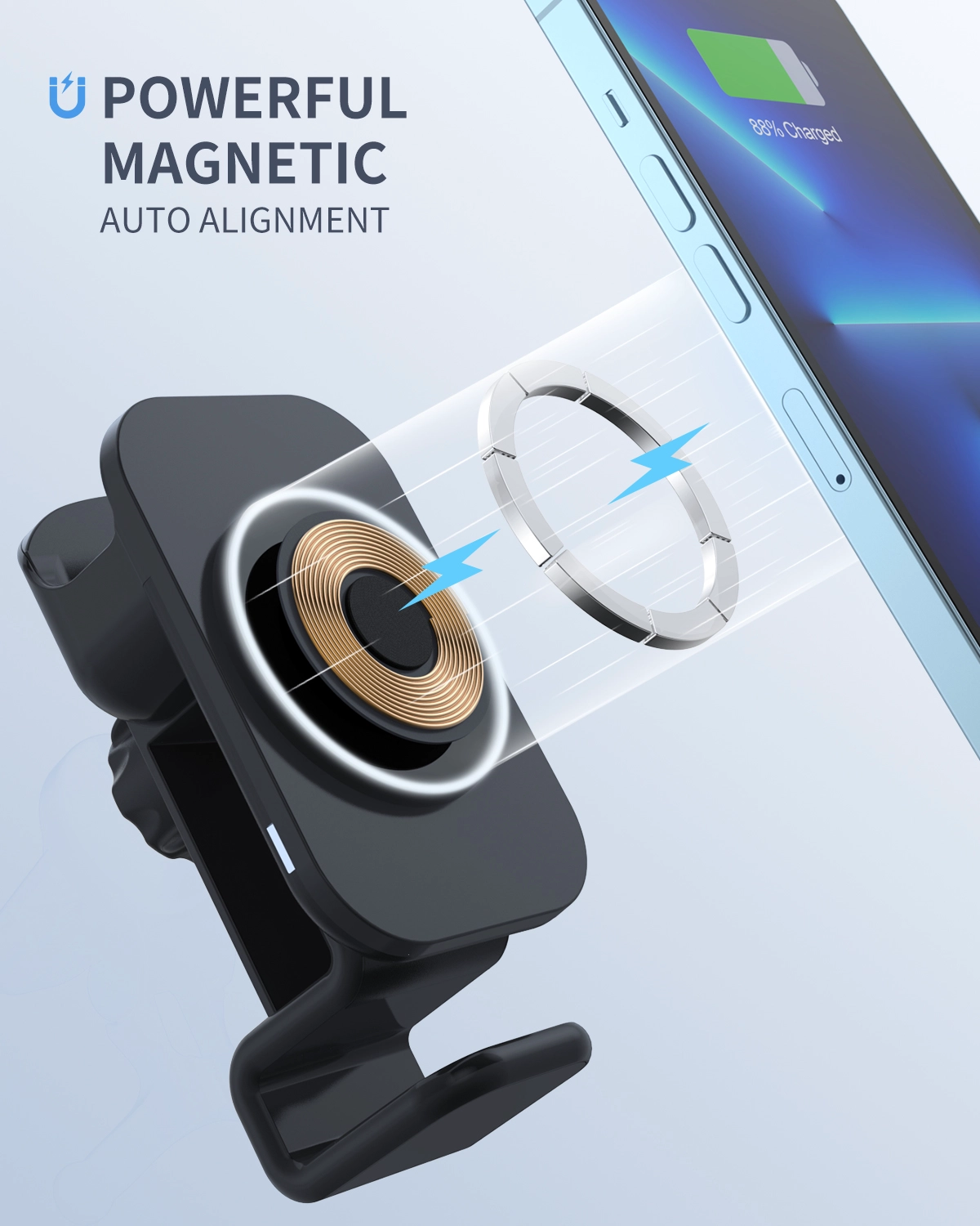 15W three in one wireless charger module customization 3in1 magnetic car wireless charging module customization