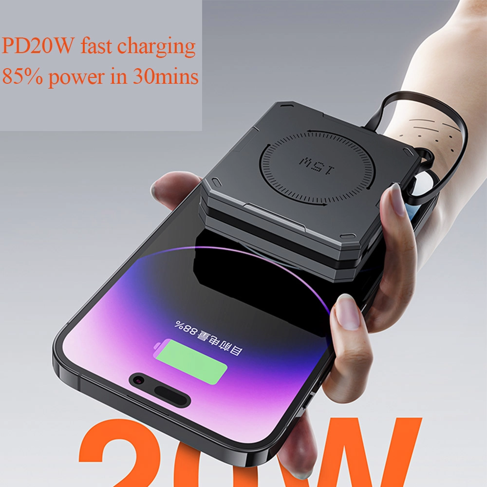 10000mah qi 15w 20w carregamento rápido carregamento sem fio 10000mah powerbank carregador sem fio para carregamento sem fio