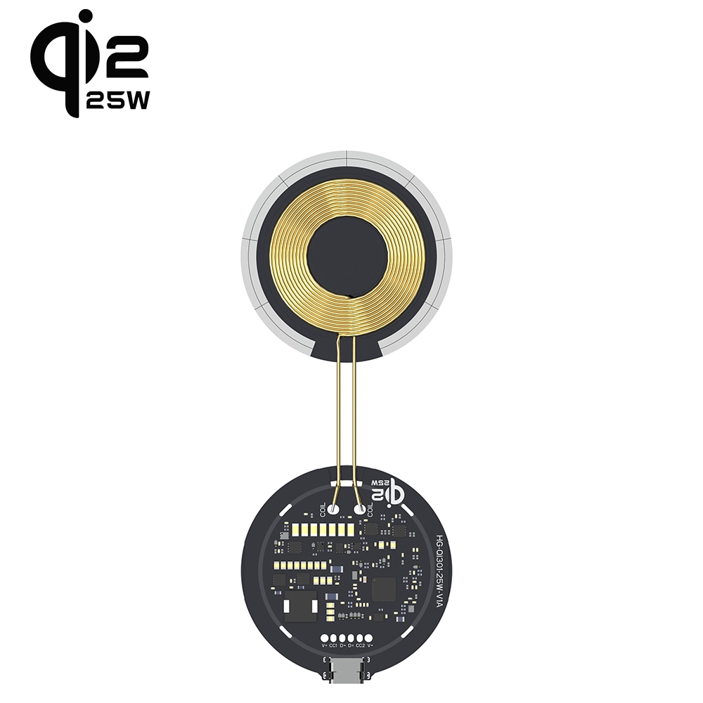 China 2026 newest 25W Qi2 25W wireless charging module factory Qi2.2 25W wireless charger module - COPY - 3026bm