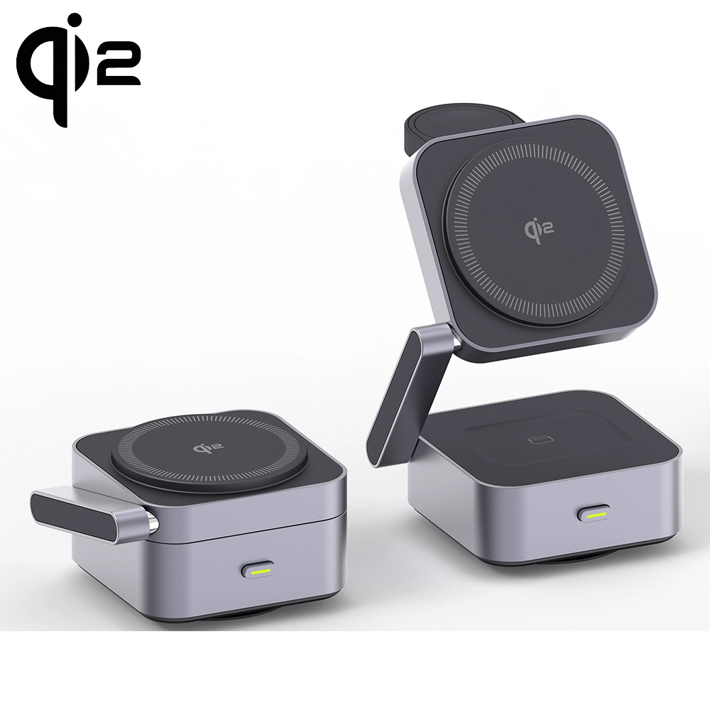 3in1 3 in 1 caricatore wireless 25w qi2