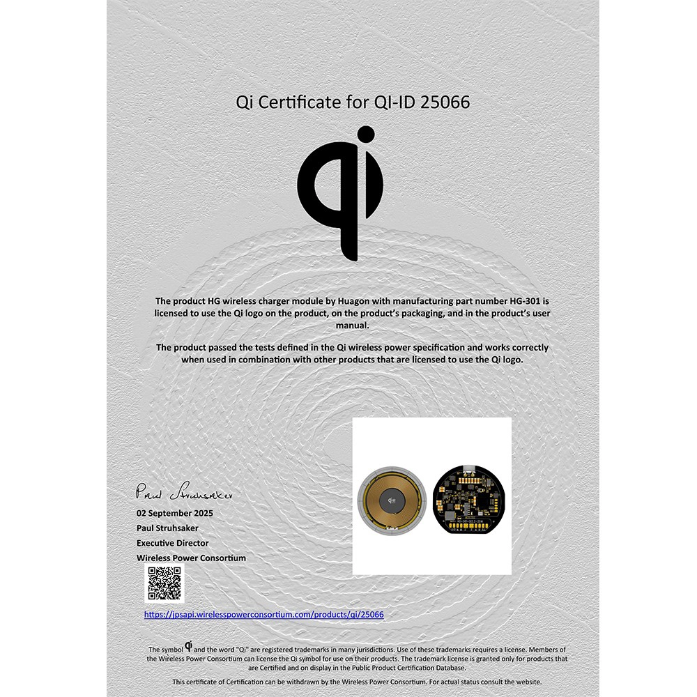 qi2 25W modulo di ricarica wireless QI caricabatterie wireless modulo di ricarica wireless certificato Qi2 25W a ricarica rapida