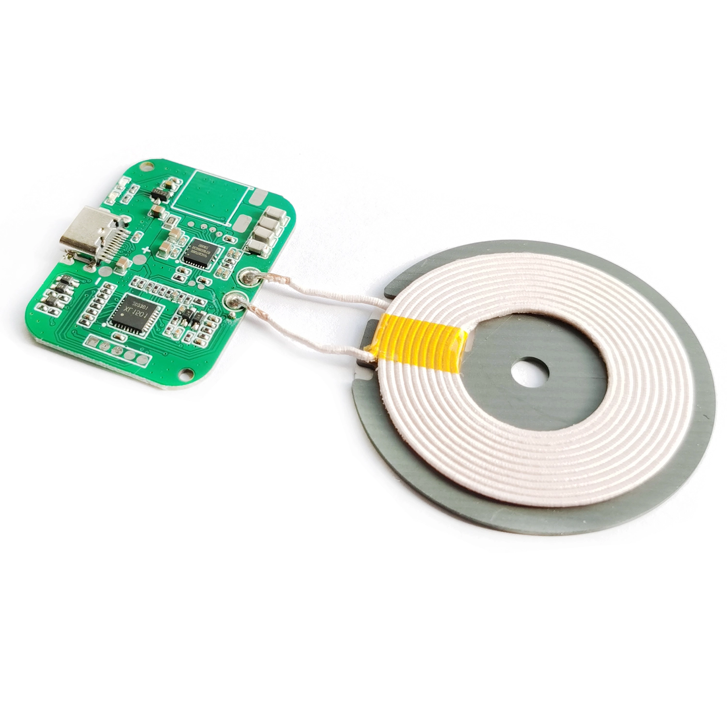 Qi EPP 15W 고속 충전 무선 충전기 PCBA 모듈 PD QC3.0 type-C 포트 어댑터 무선 충전 pcba
