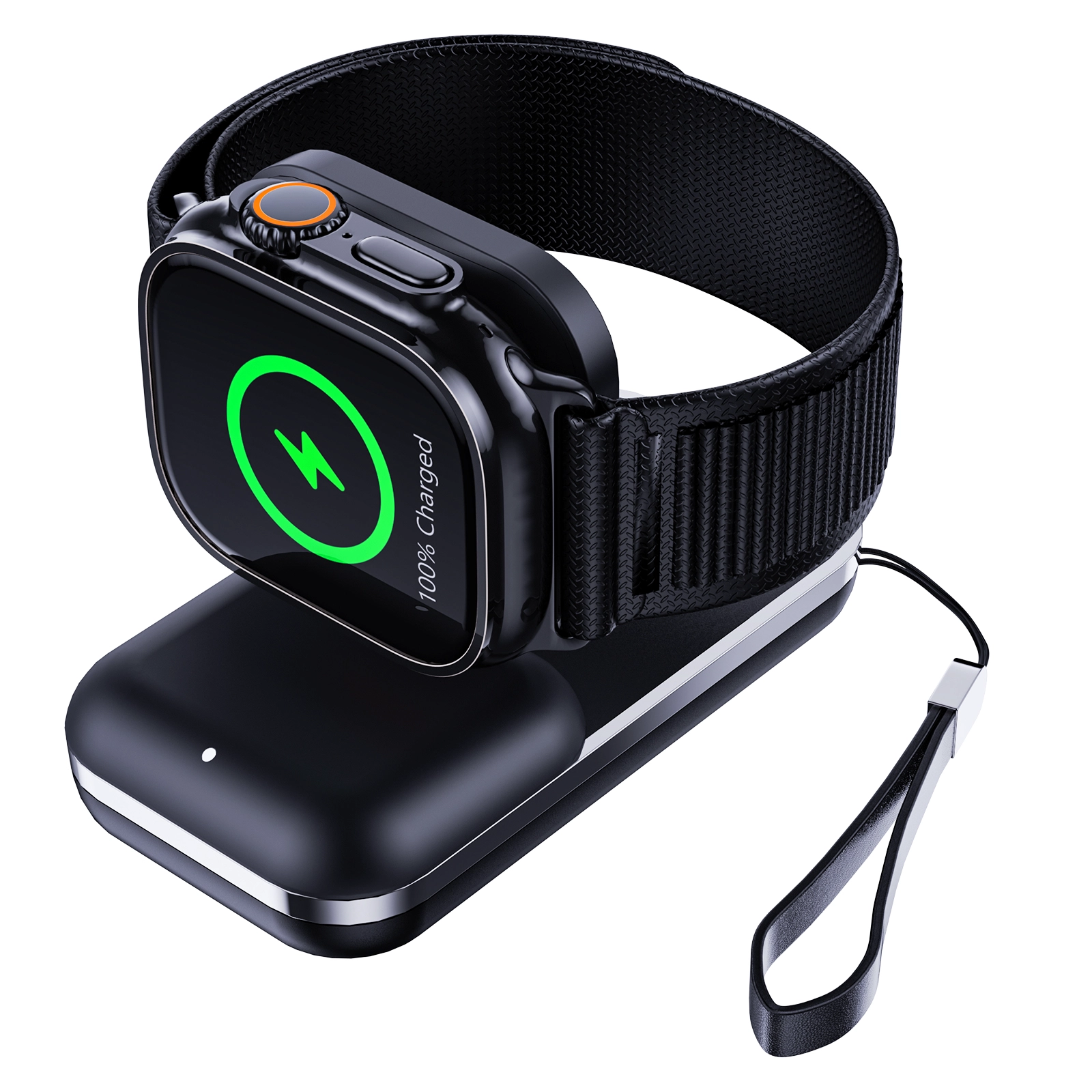 Reloj inteligente Banco de energía de 1000mAH Personalización de carga inalámbrica Cargador inalámbrico 3 en 1 para cargador de Apple Watch Estación de carga inalámbrica