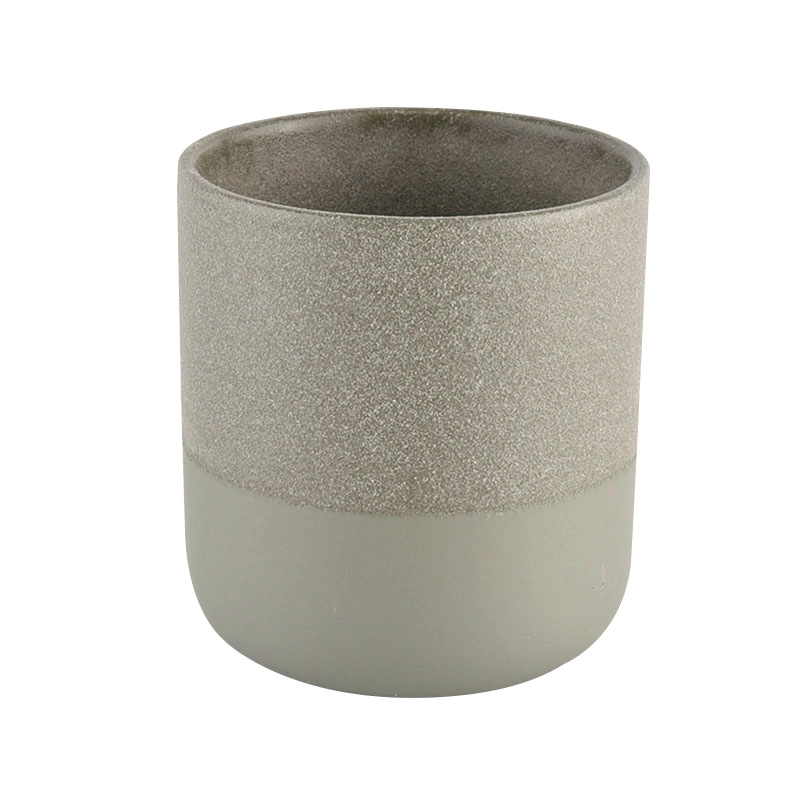 Wholesale Nordic 14oz Red Ceramic Candle Jar