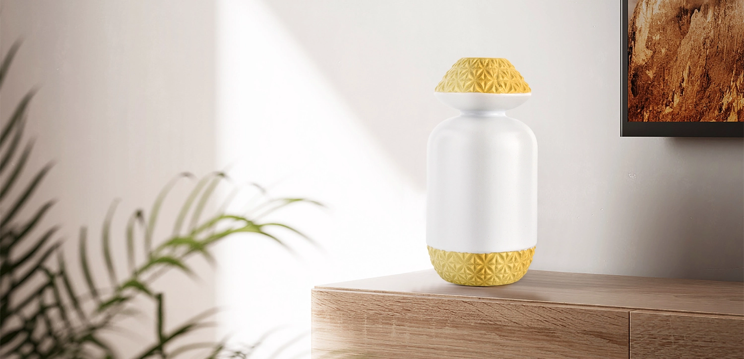 Wholesale newly designed empty ceramic reed diffuser bottles